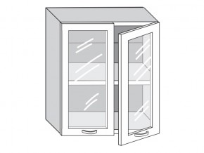 1.60.4 Шкаф настенный (h=720) на 600мм с 2-мя стек.дверцами в Лысьве - lysva.магазин96.com | фото