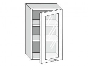 19.50.3 Шкаф настенный (h=913) на 500мм с 1-ой стекл. дверцей в Лысьве - lysva.магазин96.com | фото