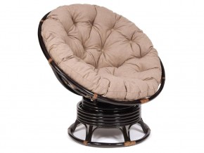 Кресло-качалка Papasan w 23/01 B с подушкой Antique brown, экошерсть Коричневый в Лысьве - lysva.магазин96.com | фото