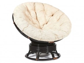 Кресло-качалка Papasan w 23/01 B с подушкой Antique brown, ткань Старт в Лысьве - lysva.магазин96.com | фото