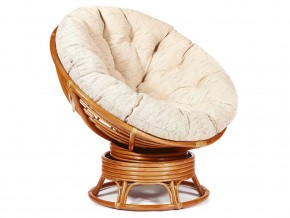 Кресло-качалка Papasan w 23/01 B с подушкой Cognac, ткань Старт в Лысьве - lysva.магазин96.com | фото