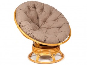 Кресло-качалка Papasan w 23/01 B с подушкой Honey, экошерсть Коричневый в Лысьве - lysva.магазин96.com | фото