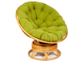 Кресло-качалка Papasan w 23/01 B с подушкой Honey, флок Олива в Лысьве - lysva.магазин96.com | фото