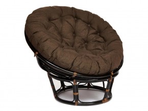 Кресло Papasan 23/01 W с подушкой Antique brown, ткань Коричневый в Лысьве - lysva.магазин96.com | фото