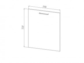 П 60 Комплект для посудомоечной машины 600 мм (цоколь + фасад) ЛДСП в Лысьве - lysva.магазин96.com | фото