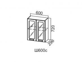 Ш600с/720 Шкаф навесной 600/720 (со стеклом) в Лысьве - lysva.магазин96.com | фото