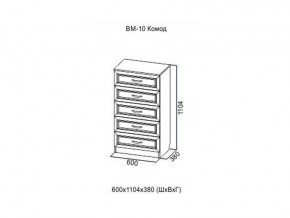 ВМ-10 Комод в Лысьве - lysva.магазин96.com | фото